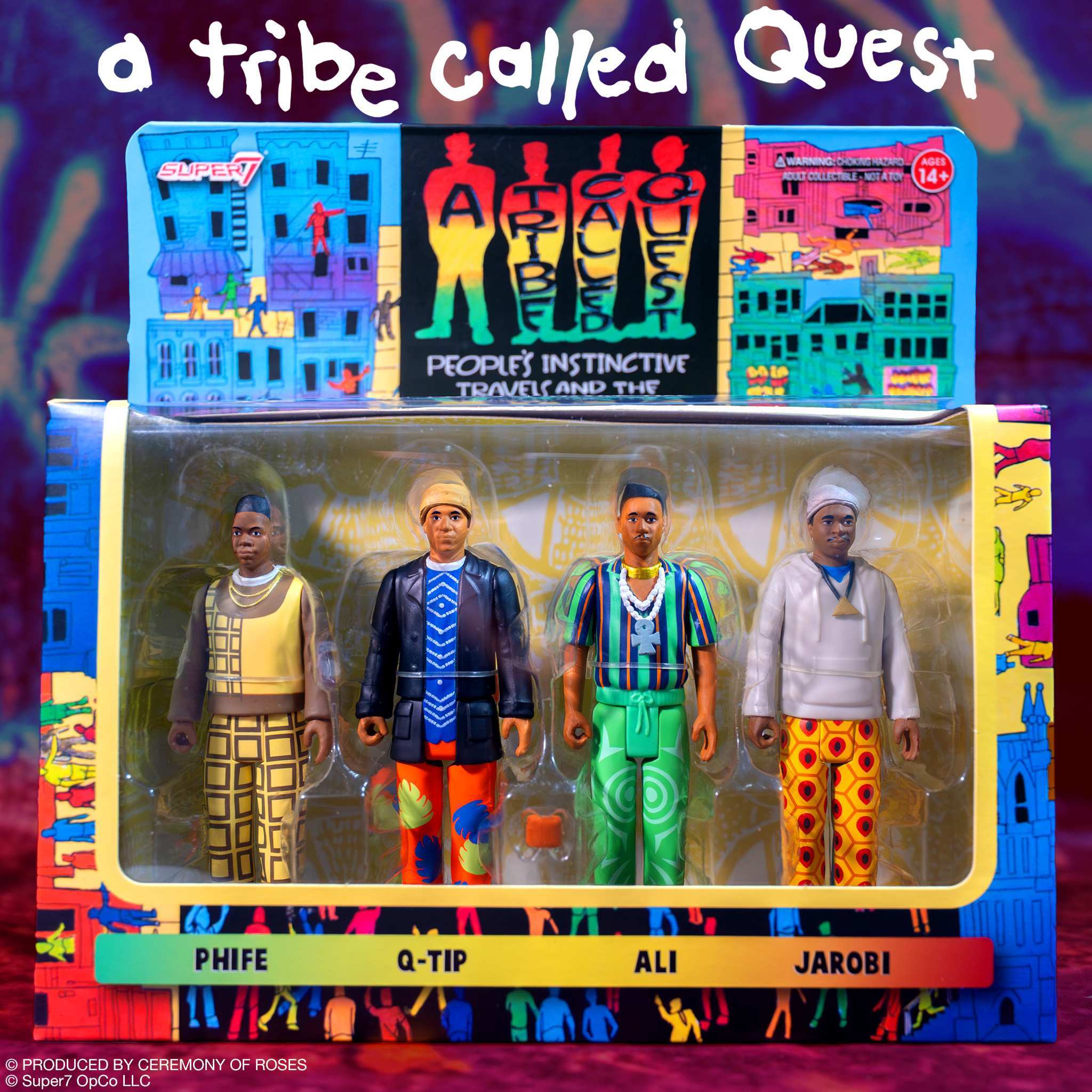 A TRIBE CALLED QUEST ReAction Figures Wave 01 - People's Instinctive Travels and the Paths of Rhythm (4-Pack) - Image 11
